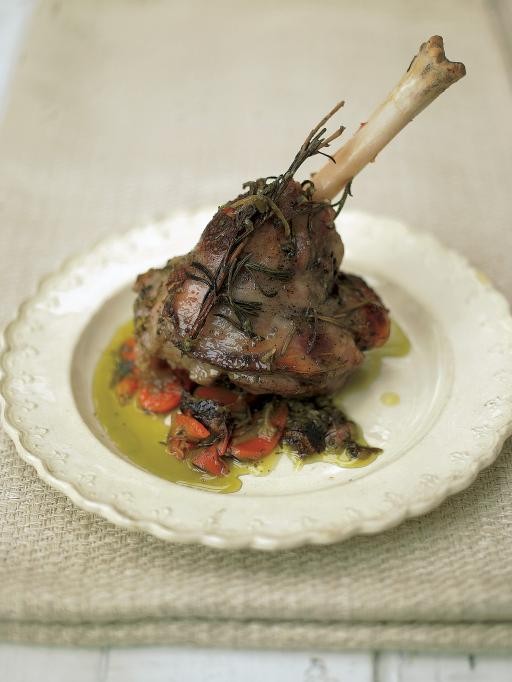 Incredible baked lamb shanks