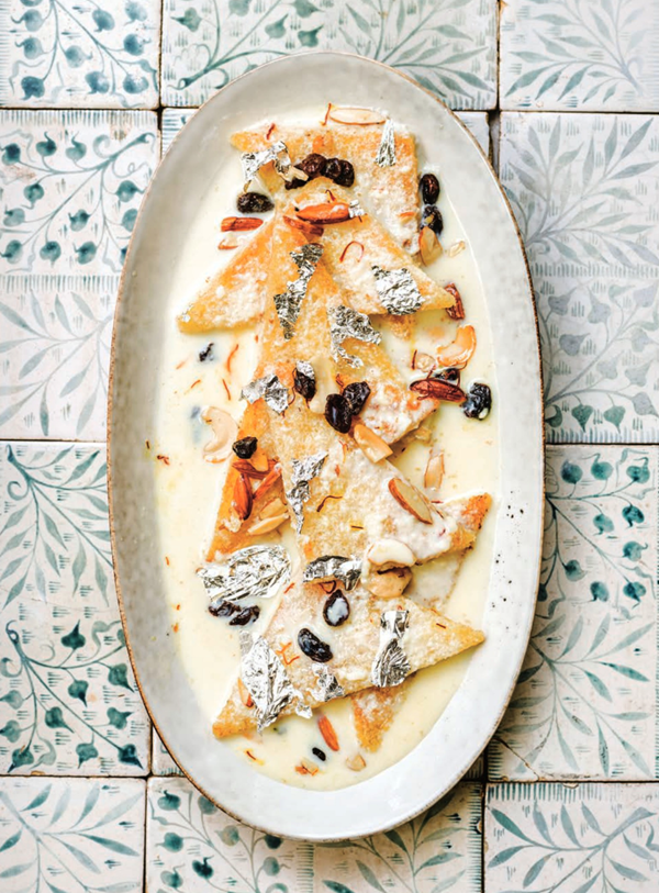 Indian bread pudding (Shahi tukra)