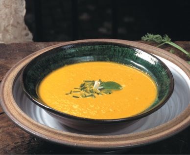 Indian carrot & yogurt soup