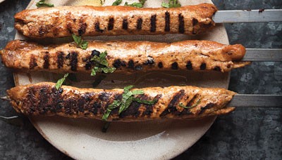 Indian chicken kebab (Reshmi kebab)