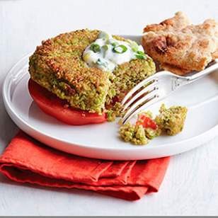 Indian edamame quinoa burgers