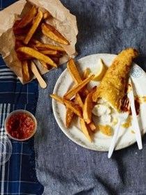 Indian fish and chips