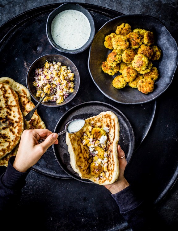 Indian fish kofta sandwich