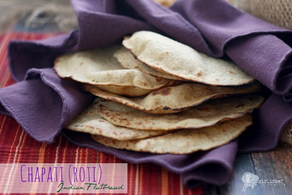 Indian flatbread (Chapati, aka roti )