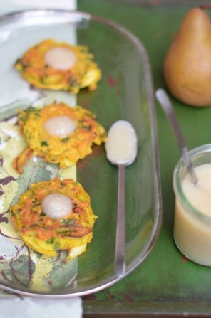 Indian-inspired latkes