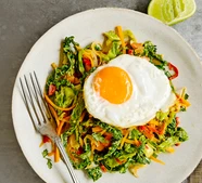 Indian-inspired spicy cabbage