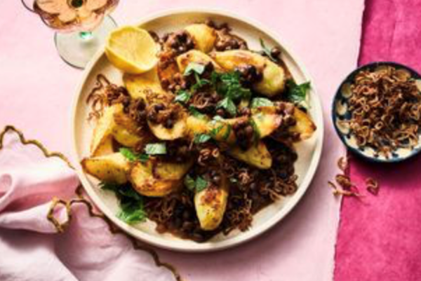 Indian loaded roast potatoes (Chana Batata) [Nabila Kadri]