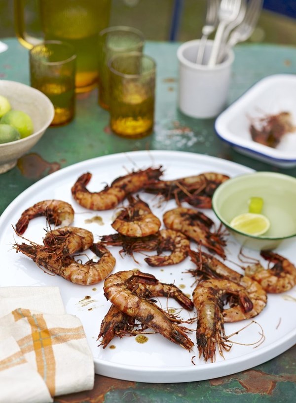 Indian masala prawns