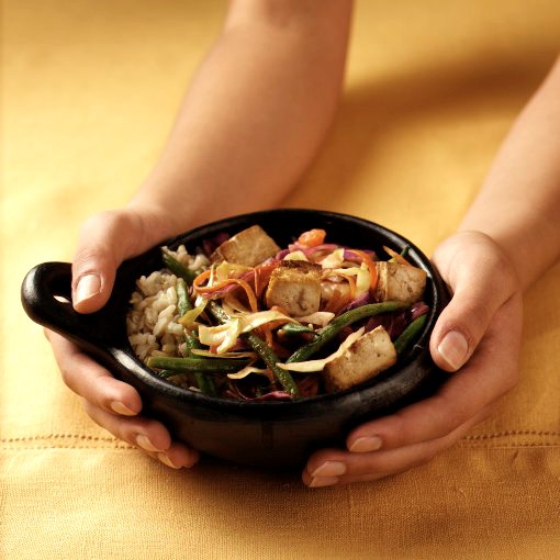 Indian potato salad with cilantro omelet