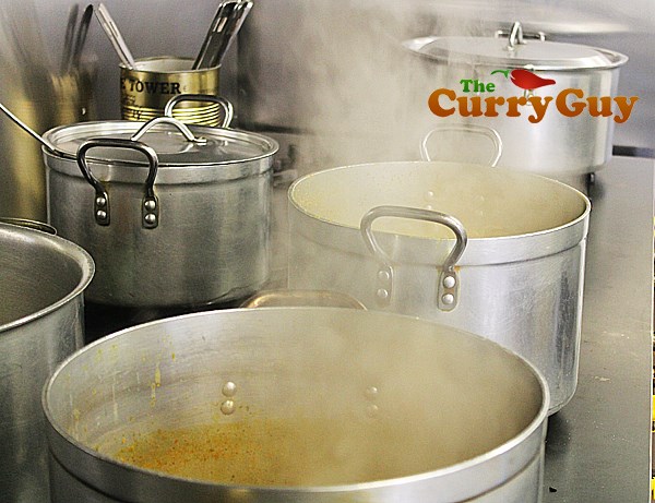 Indian restaurant curry sauce
