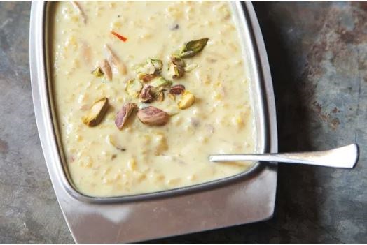 Indian rice pudding (Kheer)