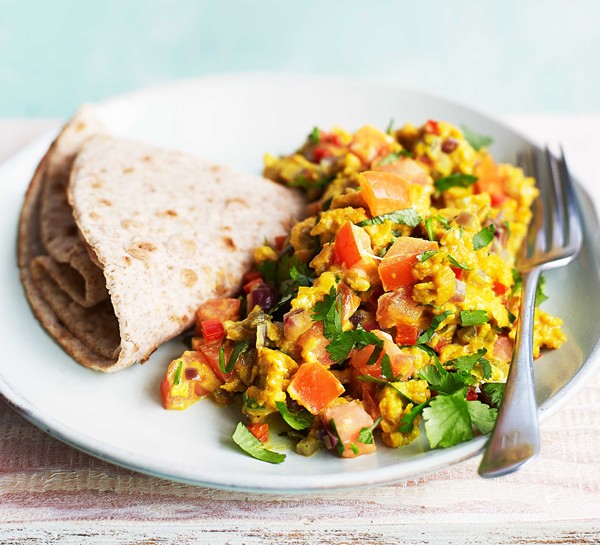 Indian scrambled eggs (Akoori)