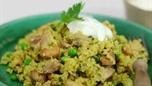 Indian-spiced chicken quinoa pilaf
