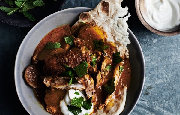 Indian-spiced chicken with tomato and cream