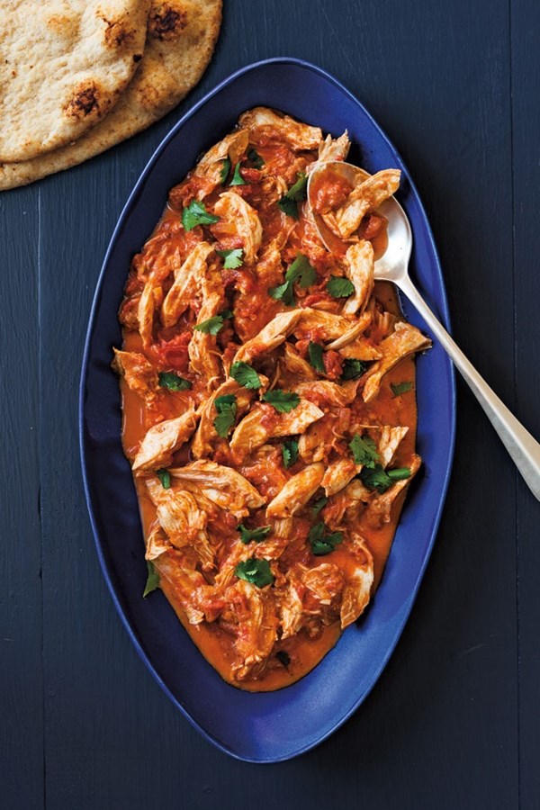 Indian-spiced chicken with tomatoes & cream (Chicken tikka masala)