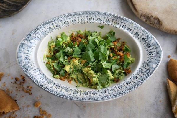 Indian-spiced guacamole
