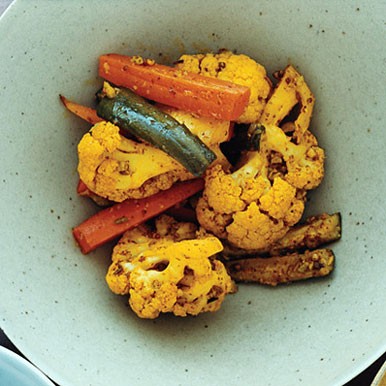 Indian-spiced pickled vegetables