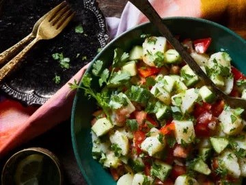 Indian-spiced potato salad