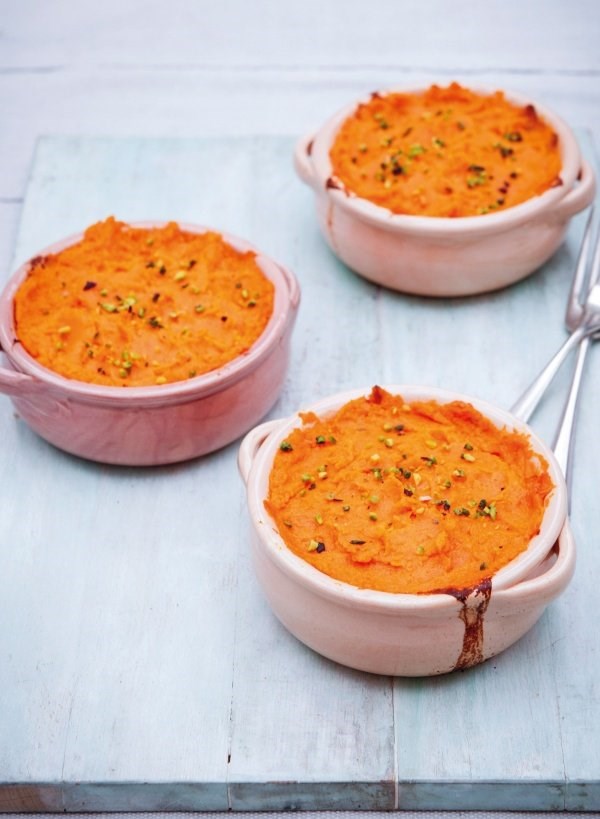 Indian-spiced shepherd's pie