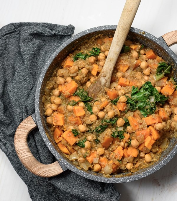 Indian-spiced sweet potato stew