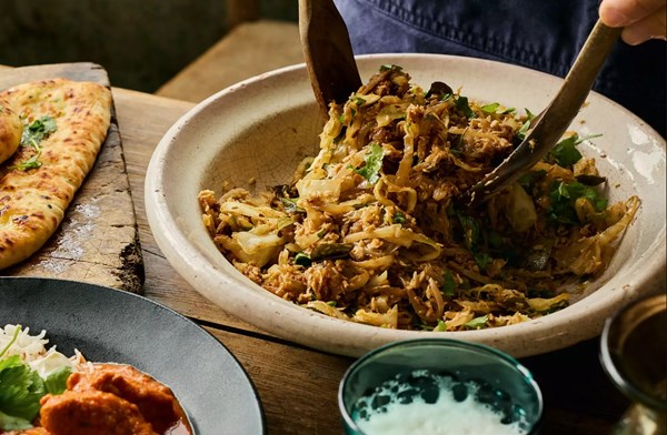 Indian-style cabbage with coconut