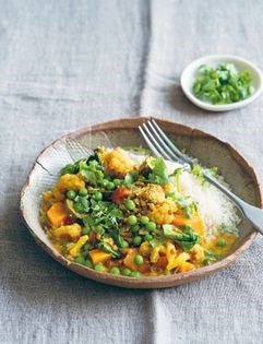 Indian-style vegetable curry