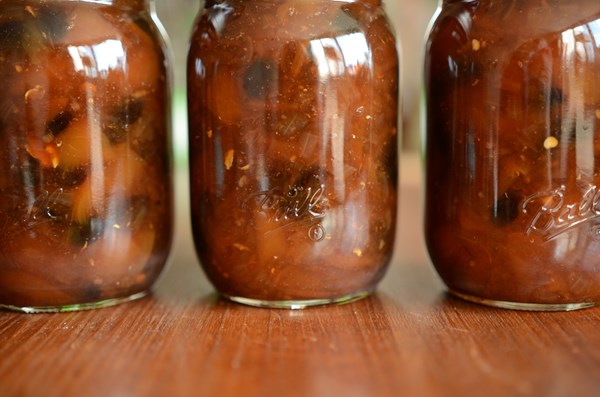 Indiana peach chutney