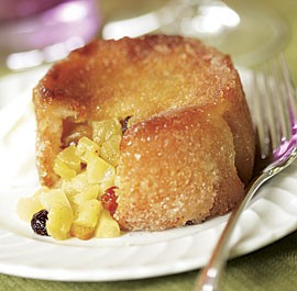 Individual apple charlottes