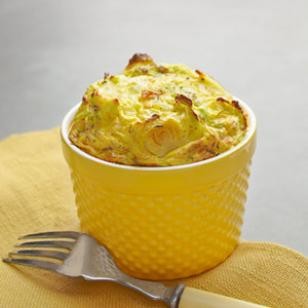 Individual Brussels sprout & potato frittatas