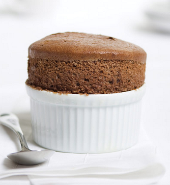 Individual chocolate soufflés