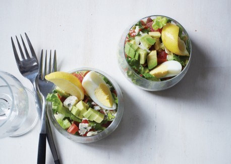 Individual Cobb salads