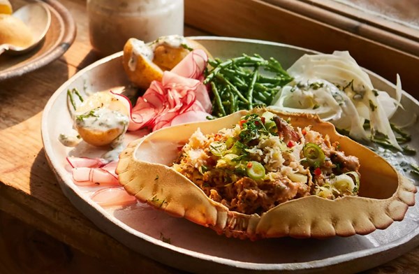 Individual crab platters