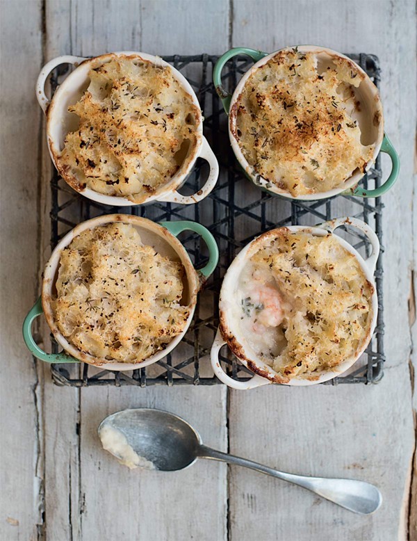 Individual fish pies