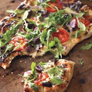 Individual grilled pizzas (Pizzette alla griglia)