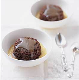 Individual sticky toffee pudding cakes