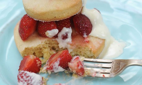 Individual strawberry shortcakes