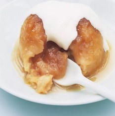 Individual Sussex pond puddings with lemon butter sauce