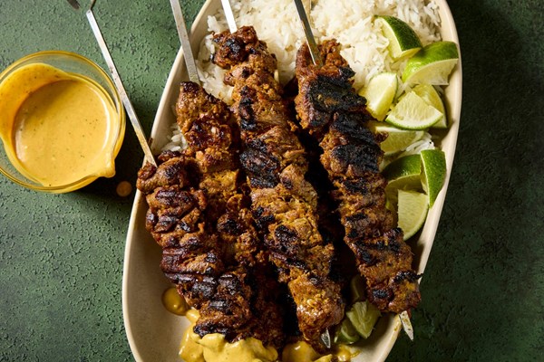 Indonesian beef and sweet soy sate