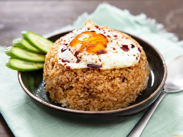 Indonesian fried rice (Nasi goreng)