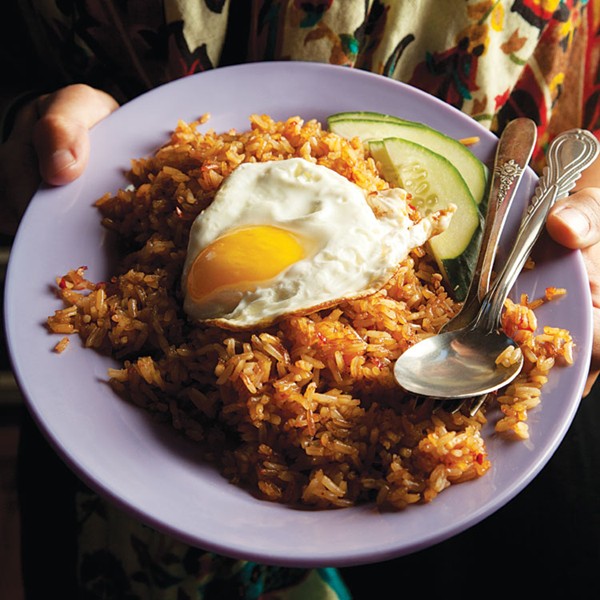 Indonesian fried rice (Nasi goreng)