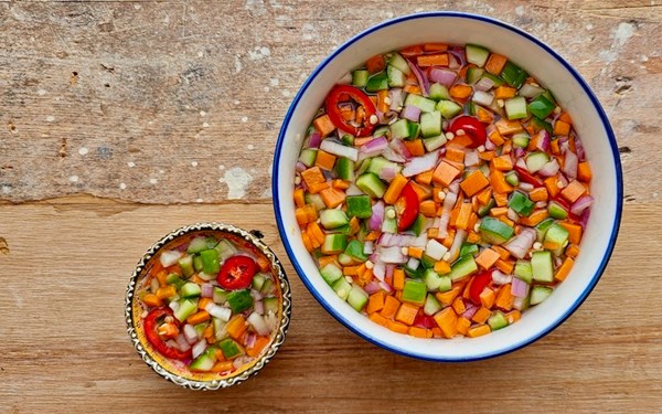 Indonesian pickles (Acar)