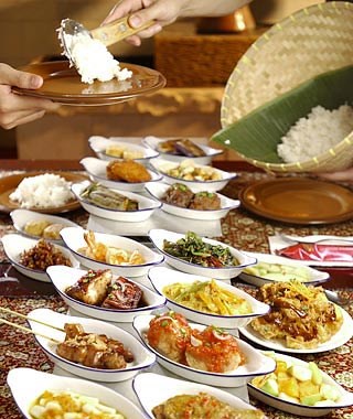 Indonesian rice bowl