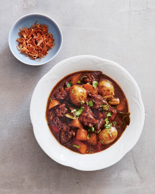 Indonesian spiced beef stew (Semur daging)