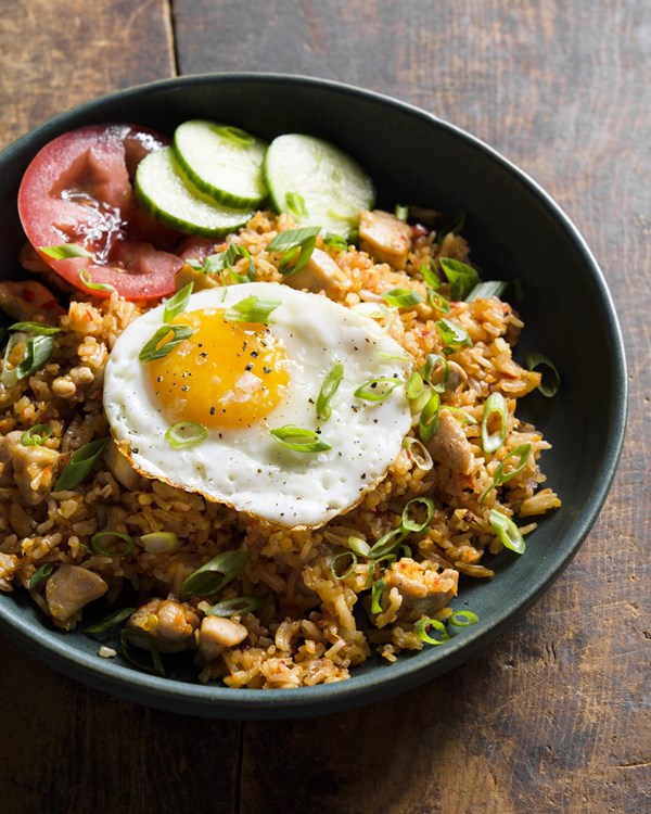 Indonesian-style chicken fried rice