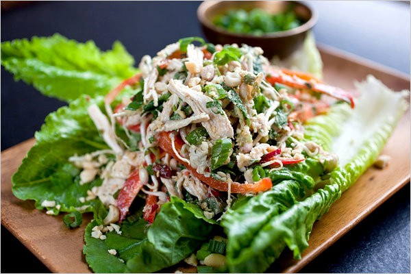 Indonesian-style chicken salad