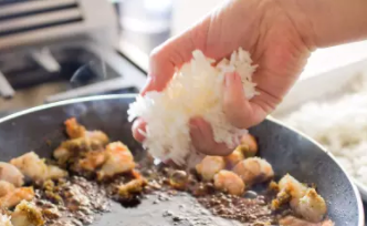 Indonesian-style fried rice (Nasi goreng)