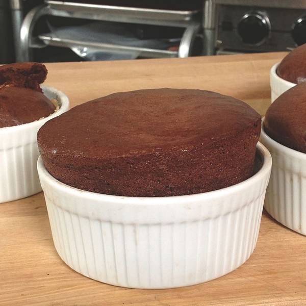 Infallible chocolate soufflés