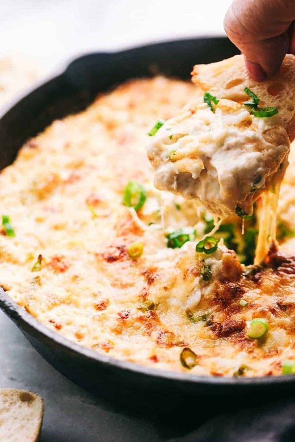 Insanely delicious hot crab dip