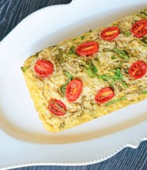 Insanely soft garlic zucchini brunch bread