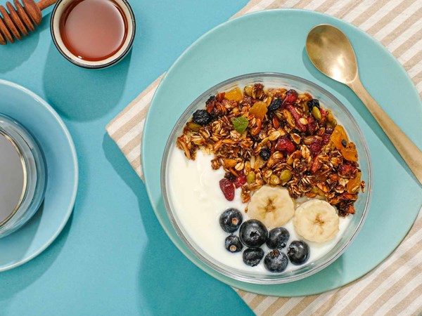 Instant coffee granola 